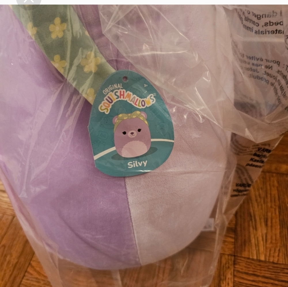 2 Squishmallows 16" Plush,  2 Nwt Silvy - Picture 3 of 12